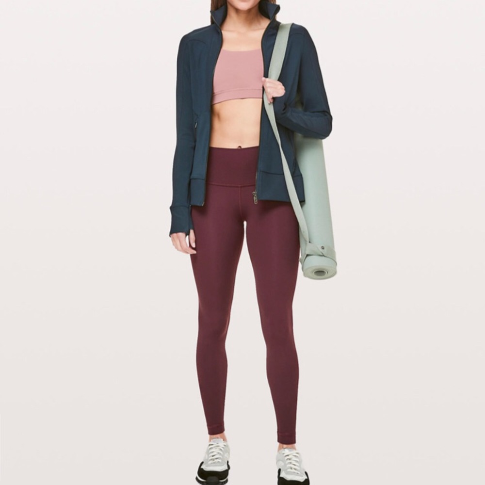 Maroon Lululemon leggings size 2